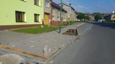 Rekonstrukce chodníku v centru obce